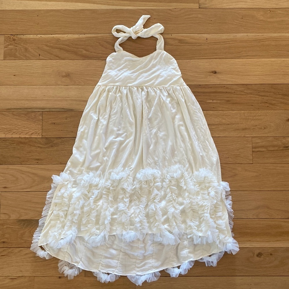 High-Low Ruffled Halter Dress - Picture 3 of 9